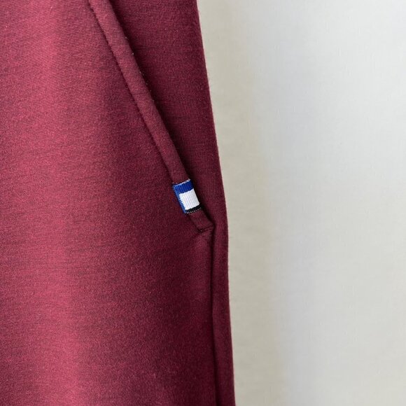 ❤️ Kit & Ace Men Comfort Pants Slim fit in red wine, Size 30 - Picture 6 of 16